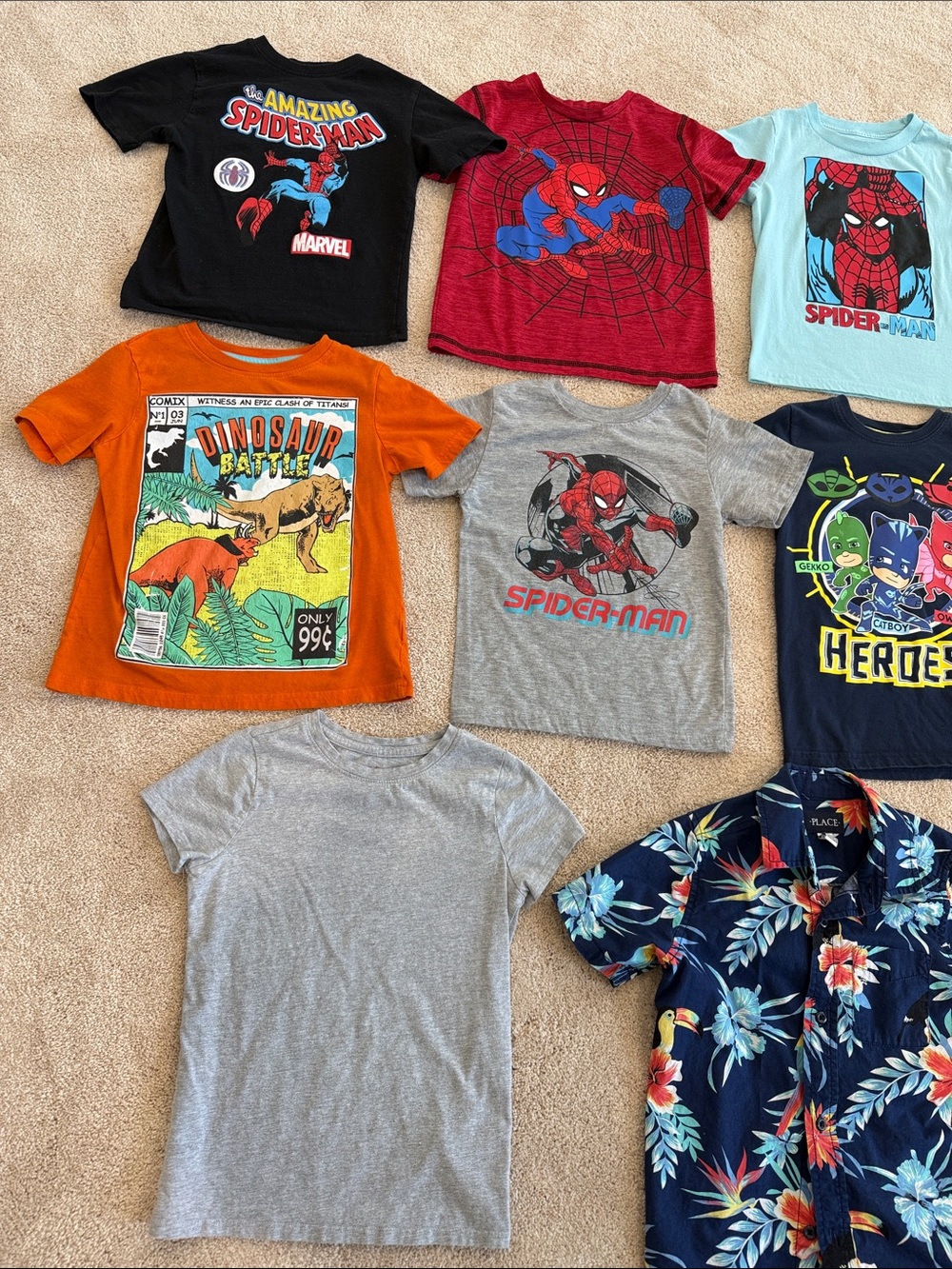 Boys T-Shirt Bundle 5/6 - 11 pieces - Picture 2 of 12